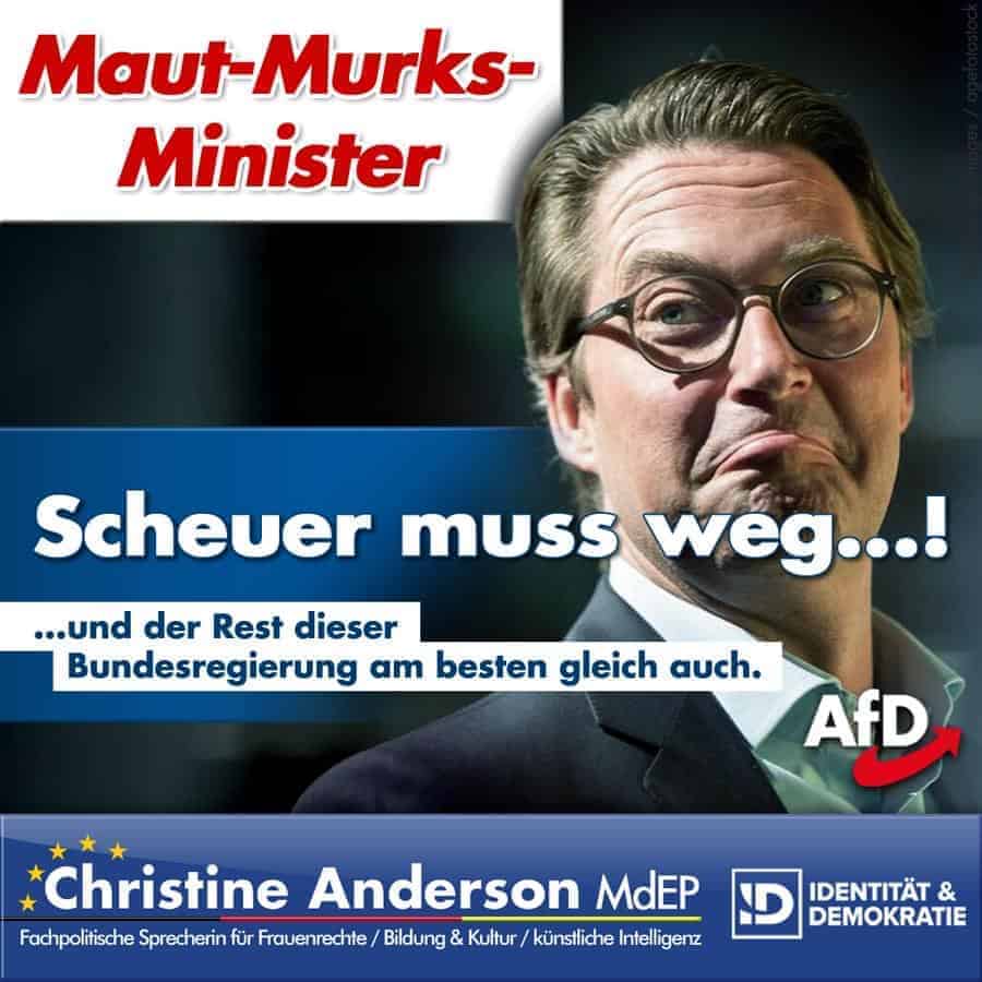 Maut-Murks-Minister Scheuer