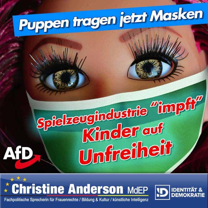 Puppen-Masken: Spielzeugindustrie impft Kinder auf Unfreiheit