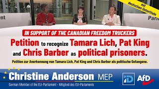 Petition zugunsten von Tamara Lich, Pat King und Chris Barber